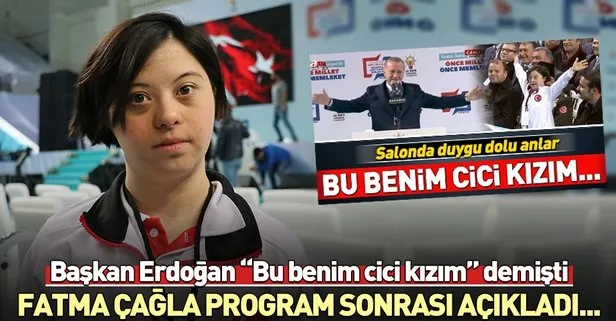 Fatma Çağla Demir, Başkan Erdoğan ile arasında geçen konuşmayı açıkladı