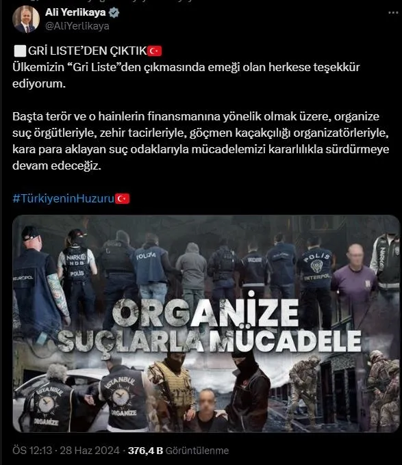 Türkiye gri listeden çıkarken suç örgütlerine yönelik iki operasyon FATF toplantılarına damga vurdu: "Leijdekkers" ve "Comanchero"-5