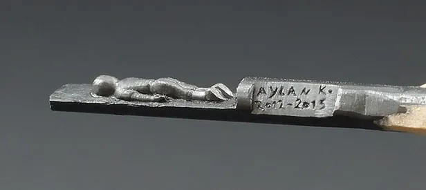 Aylan bebeğin acısını kalemine nakşetti