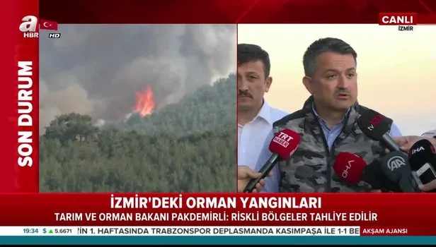 Bakan Bekir Pakdemirli'den İzmir Karabağlar’daki yangın hakkında yeni açıklama