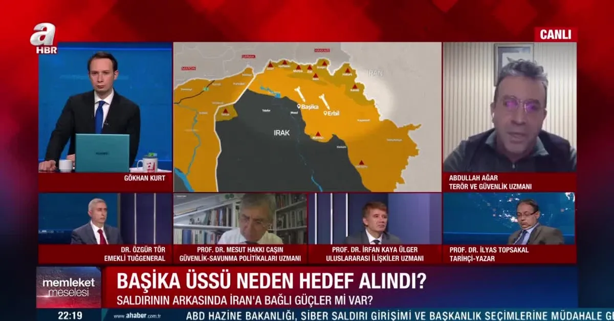 Başika'daki askeri üssüne gerçekleştirilen hain saldırının perde arkasında kim var?  Abdullah Ağar A Haber ekranlarında yorumladı