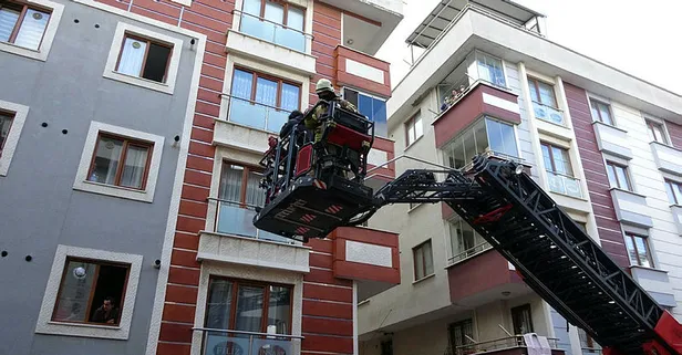 İstanbul Maltepe’de can pazarı! Yangında mahsur kalanları itfaiye kurtardı