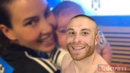 Beşiktaşlı futbolcu Gökhan Töre’nin eşi Buket ve kızı Adel Töre’den şampiyon pozu! 4 ay önce dünyaya gelmişti...