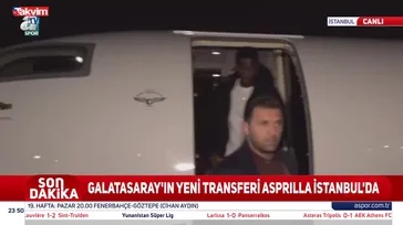Yaser Asprilla Galatasray için İstanbul'da
