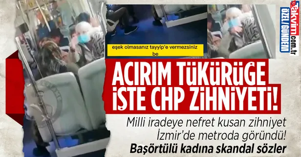 İzmir’de başörtülü kadına çirkin saldırı! Skandal ifadeler: "Allahsız, eşek olmasanız Tayyip'e oy vermezsiniz"