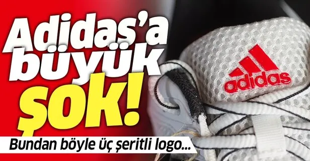 Adidas'a logo şoku! Üç şeritli çizgi bundan böyle...