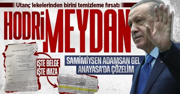 Kılıçdaroğlu’nun başörtüsü istismarına tepki! Başkan Erdoğan’dan hodri meydan: Anayasa düzeyinde değiştirelim