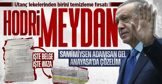 Kılıçdaroğlu'nun başörtüsü istismarına tepki! Başkan Erdoğan'dan hodri meydan: Anayasa düzeyinde değiştirelim
