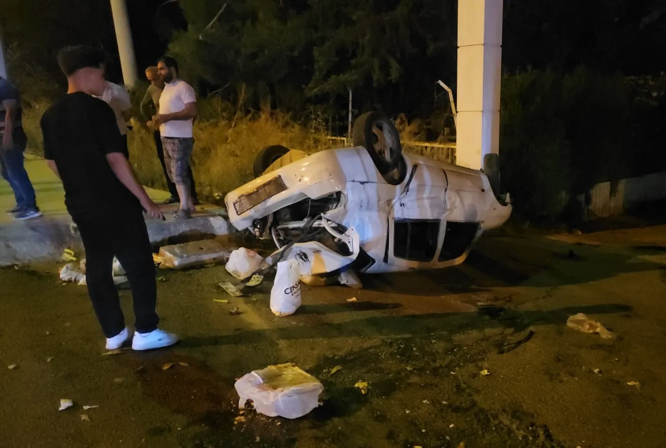 4 araç birbirine girdi!