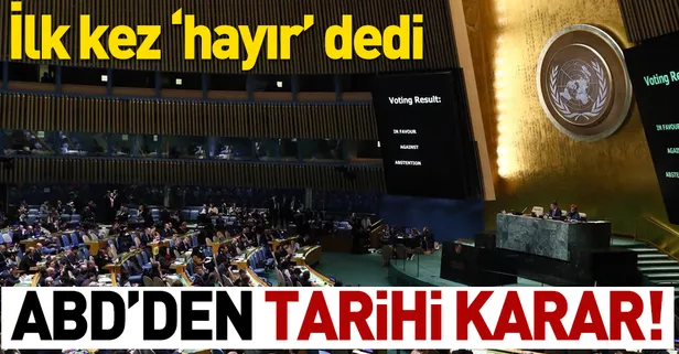 ABD, BM'nin Golan kararına ilk kez ''hayır'' dedi