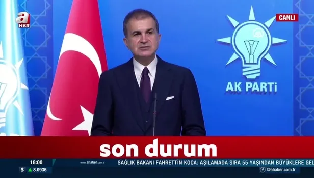 AK Parti Sözcüsü Ömer Çelik'ten MYK sonrası önemli açıklamalarda bulundu