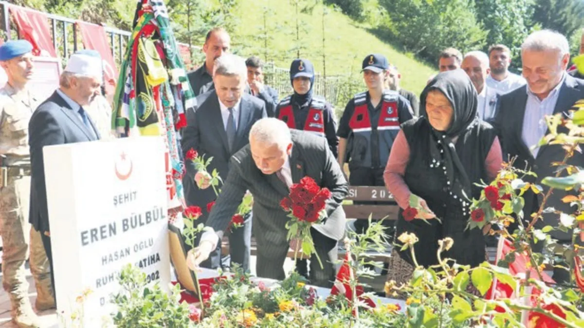 Şehit Eren Bülbül 8’inci yılında dualarla anıldı