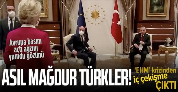 Protokol krizindeki gerçeği Avrupa medyası gördü! Charles Michel ve Ursula von der Leyen’in ego çatışması! Asıl mağdur Türkler!