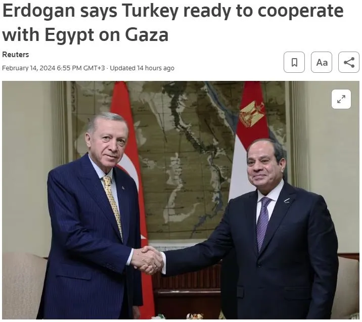 Son dakika: Başkan Erdoğan'ın Mısır çıkarması dünya basınında: İki ülke arasında kilometre taşı! Akdeniz'de iş birliği Yunan'ı korkuttu-5