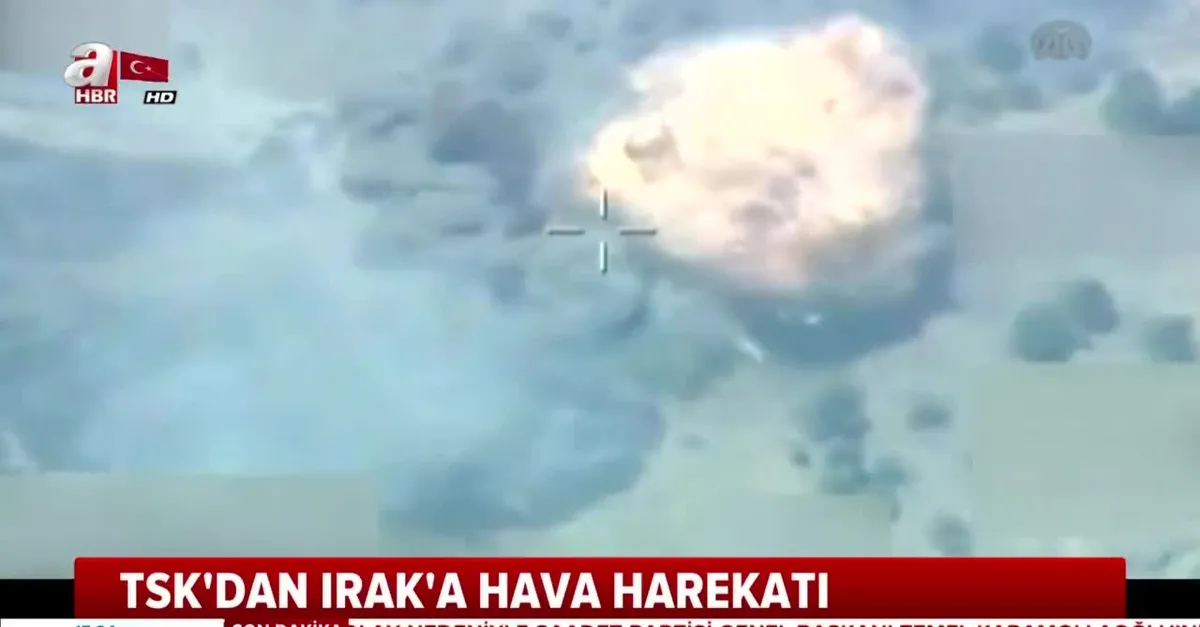 Son dakika: Kuzey Irak'a hava harekatı