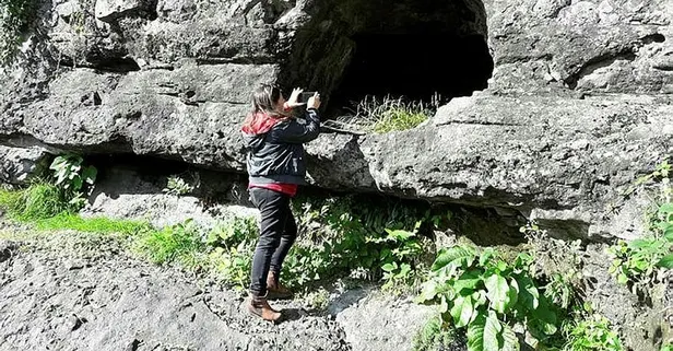 Samsun'da Demir Çağı kaya mezarı bulundu