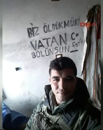 afrin sehidinin yurek yakan fotografi