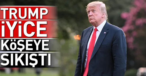 Son dakika: Trump iyice köşeye sıkışıyor!