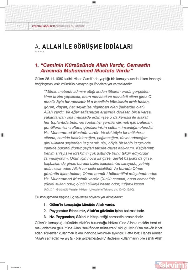 Mehmet Görmez Diyanet'in FETÖ raporunu açıkladı - 12