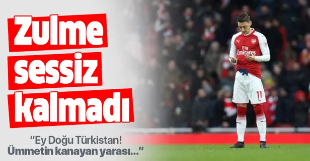 Mesut Özil'den Doğu Türkistan paylaşımı