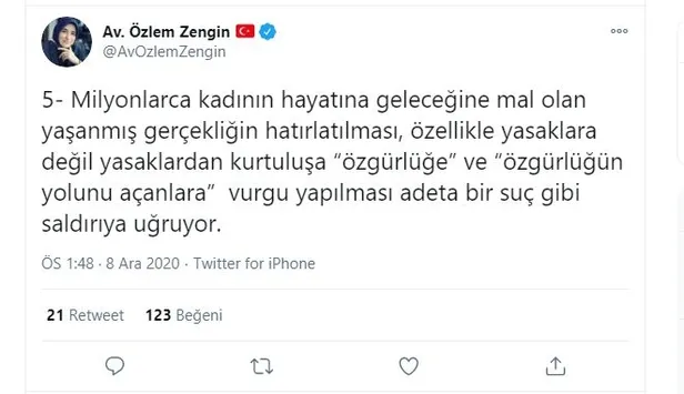 SON DAKİKA: AK Parti Milletvekili Özlem Zengin’den başörtüsü yasakçılarına sert tepki: Mazereti olamaz-7