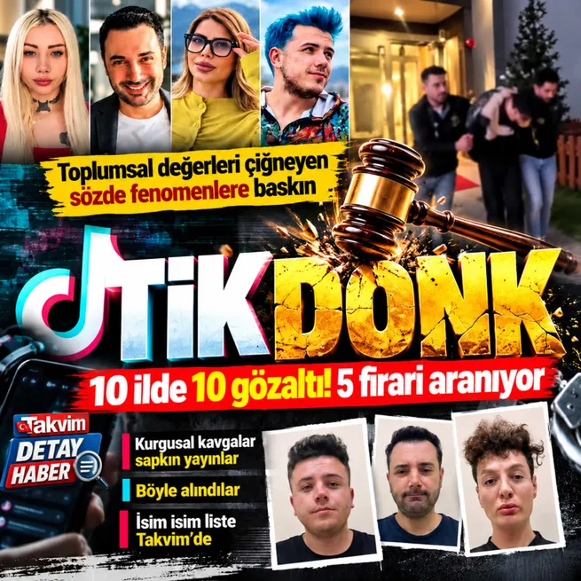 Aile yapısını hedef alan TikTok yayıncılarına 10 ilde operasyon: 10 gözaltı! Kurgusal kavgalar sapkın yayınlar