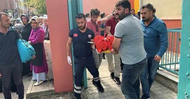 Sultanbeyli'de panik anları! Kendini boşluğa bıraktı