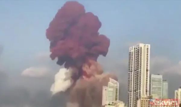 Beyrut'ta şiddetli patlama! Ortalık savaş alanına döndü... - 14