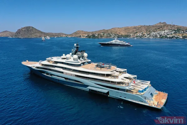 100 milyon dolardan pahalı! Yüzen saray Flying Fox Bodrum'da üzerindeki helikopter bile 10 milyon dolar - 20