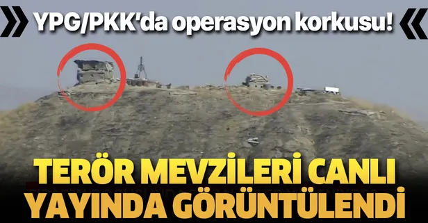 Fırat'ın doğusunda neler yaşanıyor? Terör mevzileri canlı yayında görüntülendi