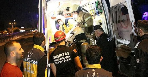 Son dakika: Beşiktaş’ta evde çıkan yangında yaşlı kadın yaralandı