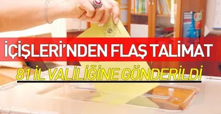 Son dakika... 81 il valiliğine gönderildi! Bakanlık'tan flaş talimat