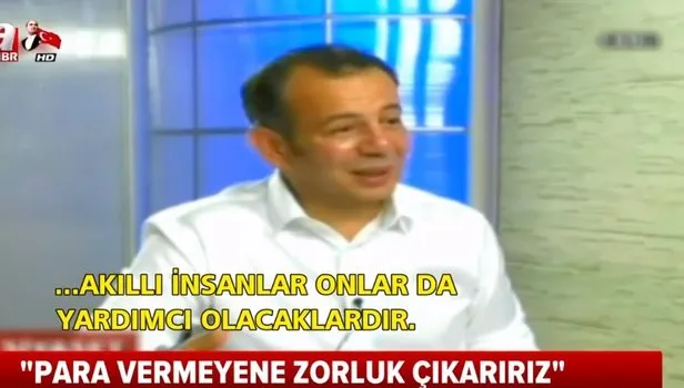 CHP'li Bolu Belediye Başkanı Tanju Özcan katıldığı programda esnafı tehdit etti (Video)