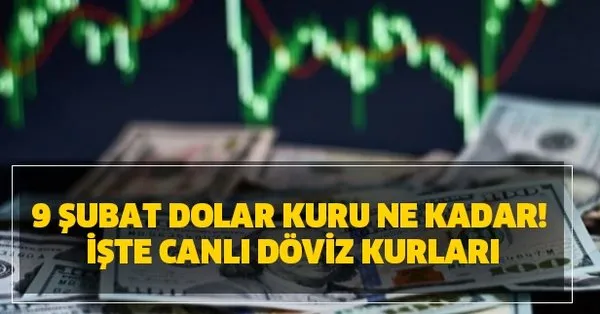 Dolar/TL son durum: 9 Şubat euro ve dolar ne kadar, kaç TL ...