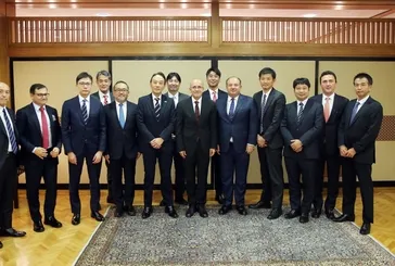 Hazine ve Maliye Bakanı Mehmet Şimşek, Japon şirket temsilcileri ile bir araya geldi