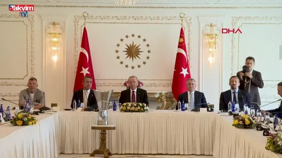 Başkan Erdoğan EuroLeague Şampiyonu Fenerbahçe Beko’yu kabul etti!