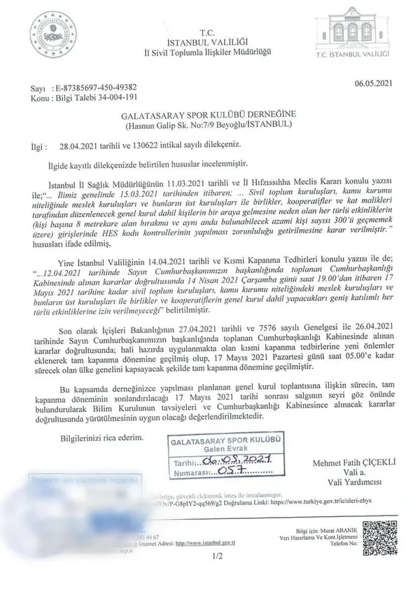 istanbul-valiliginden-galatasaray-yonetimine-kotu-haber-secim-1620316267238.jpg İstanbul Valiliği'nden Galatasaray yönetimine kötü haber: Seçim yapılabilir-1