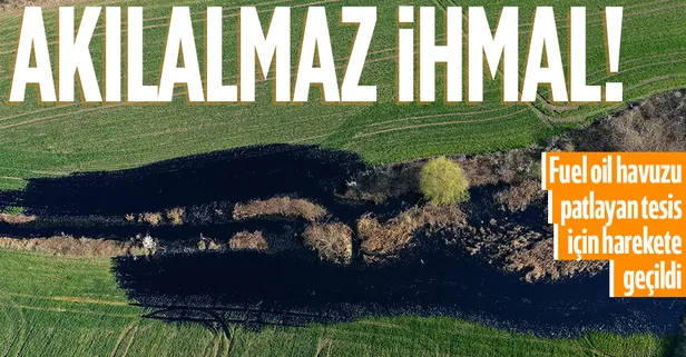 Edirne'de fuel oil havuzu patlayan tesis ÇED'siz çıktı