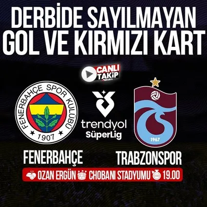 Fenerbahçe - Trabzonspor | CANLI