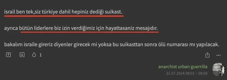 Lağım çukuru Ekşi Sözlük yine iş başında! Hamas Lideri Haniye suikastı üzerinden Türkiye'yi hedef aldılar: Bugün İran’a bomba atan yarın Külliye’ye atar-8