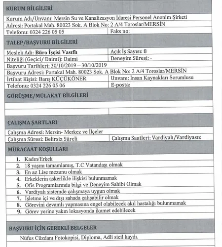 KPSS şartsız ve 60 KPSS ile personel alımı başvuru şartları! İşte DPB ve İŞKUR 7 belediye kamu personel ilanı-4
