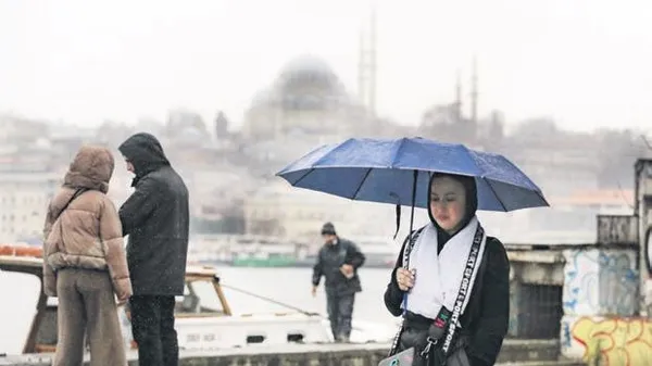 İstanbul’a beklenen yağmur yağdı! Antalya yine kışta yazı yaşadı (Yurttan haberler)-1
