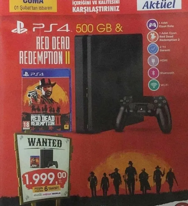 bim den playstation 4 ps4 ve red dead