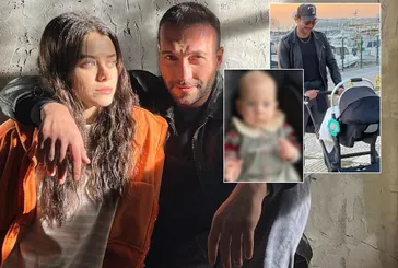 Ateş Kuşları’nın Ali’si Görkem Sevindik’in oğlunu görenler hayran kaldı! Baba oğul sahil turunda görüntülendi: Babasının kopyası