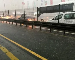 İstanbul’da beklenen yağış başladı