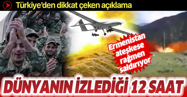 Son dakika: Azerbaycan Savunma Bakanlığı: Ermenistan ateşkesi ihlal ediyor