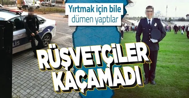 İstanbul’da rüşvetçi polisler sahte tutanakla kendilerini aklamaya çalışsa da yakalandılar