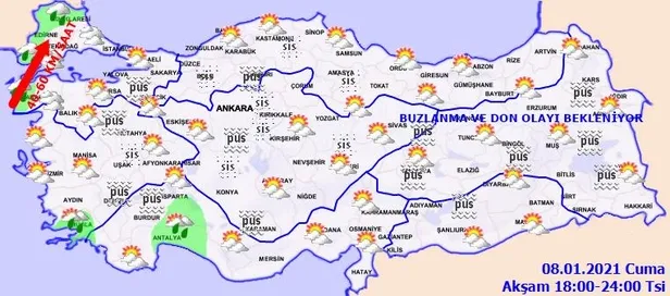 HAVA DURUMU | Meteorolojiden İstanbul ve birçok il için sağanak uyarısı | 8 Ocak 2021 hava nasıl olacak?-4