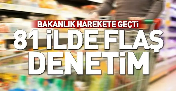 Ticaret Bakanlığı 81 ilde harekete geçti