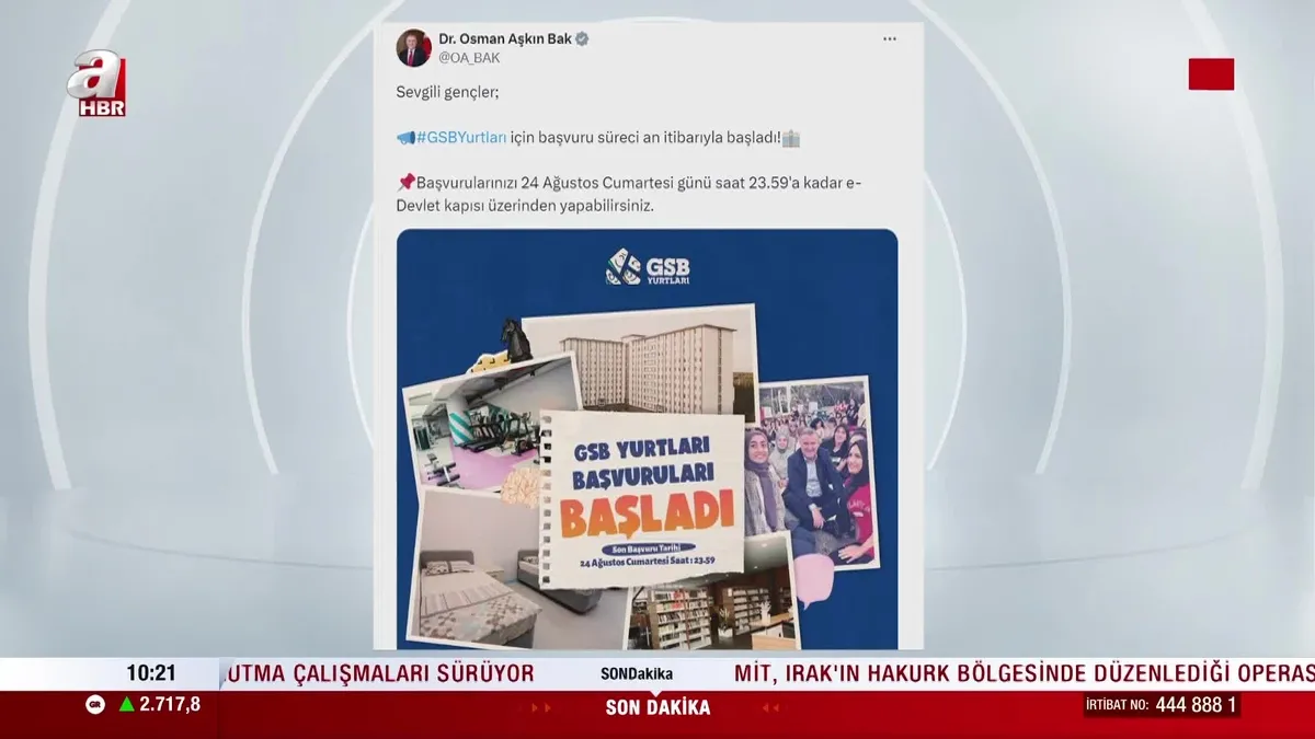 KYK yurt başvuruları başladı! İşte detaylar…